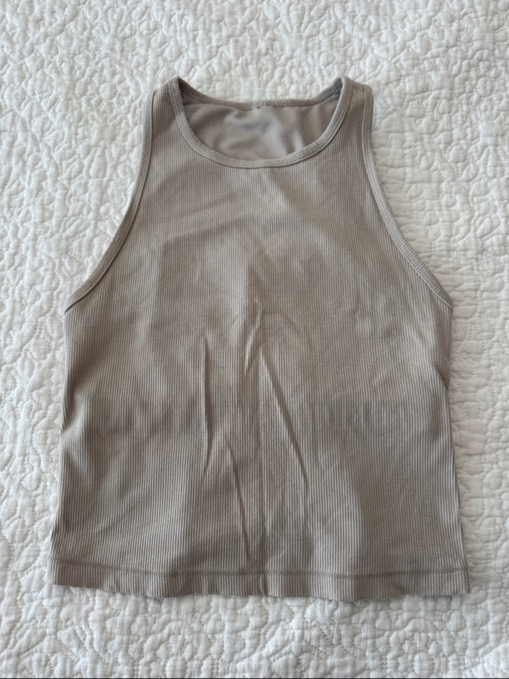 Cropped workout tank